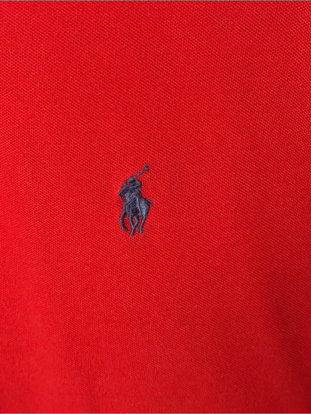 Polo Ralph Lauren Men’s XL Red Featherweight Mesh Henley Shirt Pony Logo